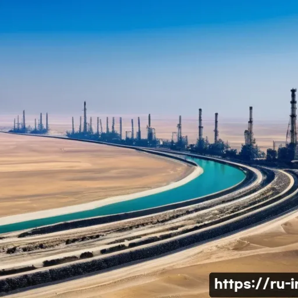 이란의 석유 산업 - **Prompt 1: The Vast Oil Wealth of Persia**
    A majestic, sprawling landscape depicting a signific...
